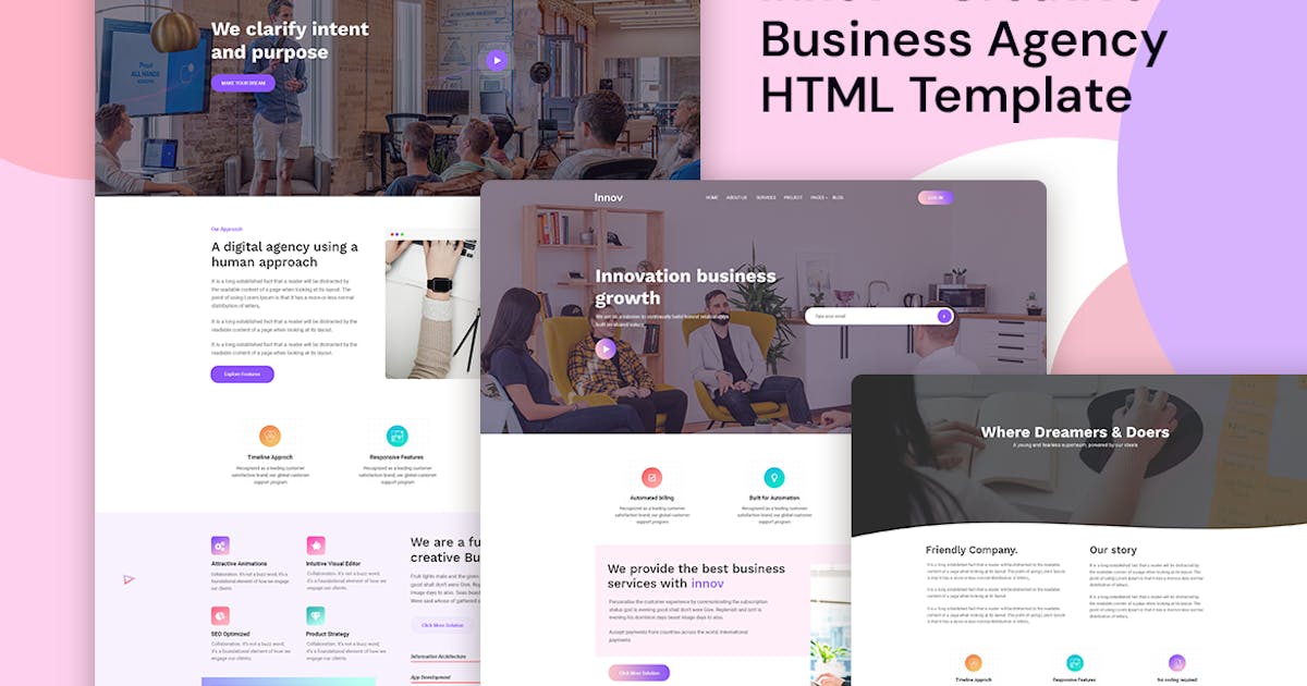 Innov - Creative Business Agency HTML Template icon