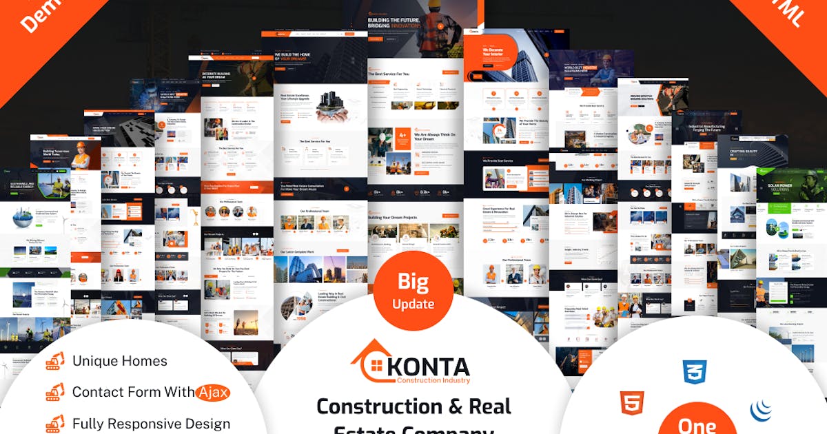 Konta - Construction HTML Template icon