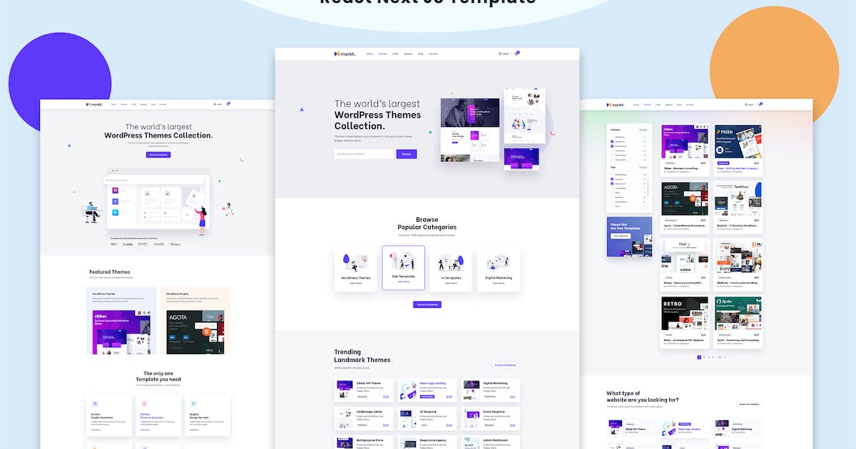 Markit - Digital Marketplace React Next JS icon