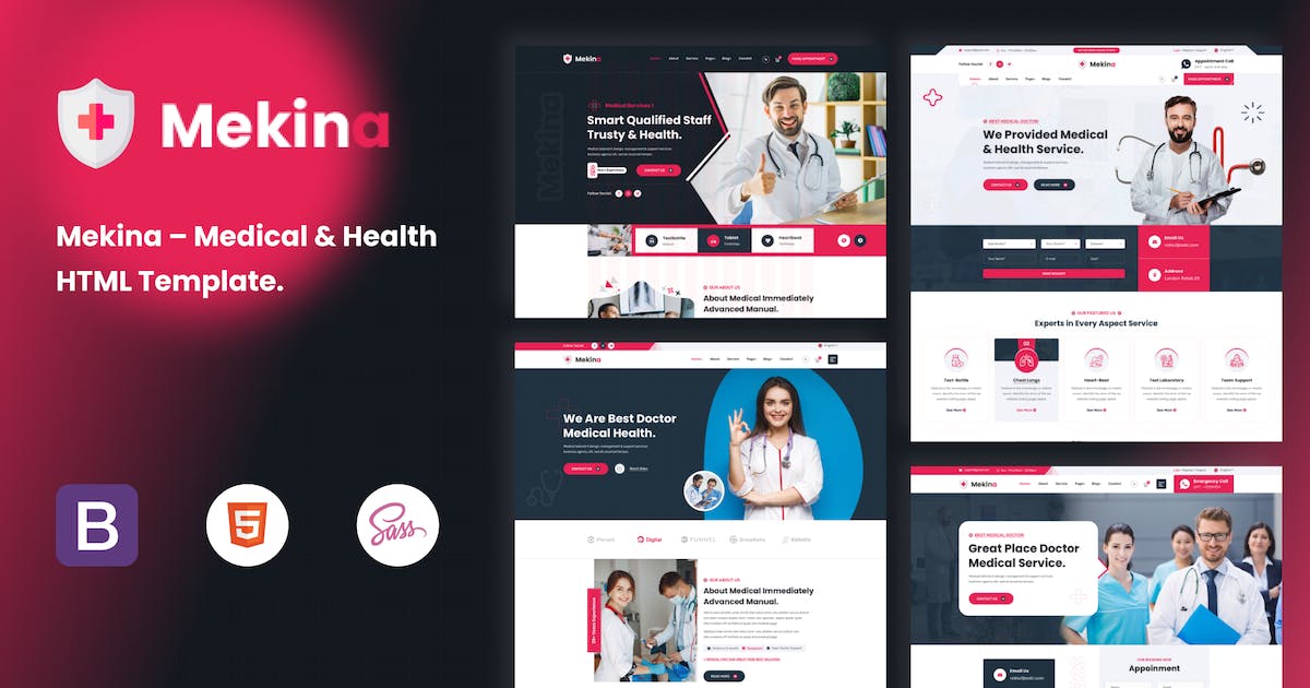 Mekina - Medical & Health HTML5 Template