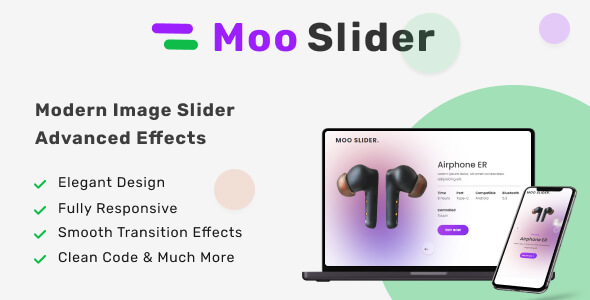 Moo Slider - A Modern Image Slider with Advanced Effect icon