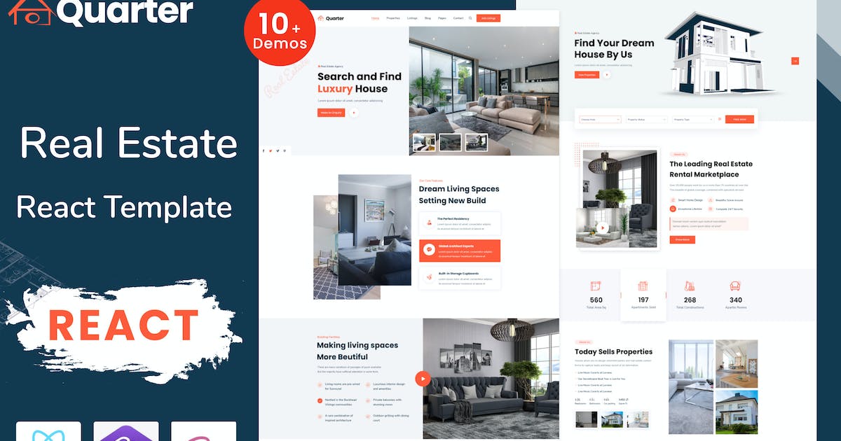 Quarter - Real Estate React Template icon