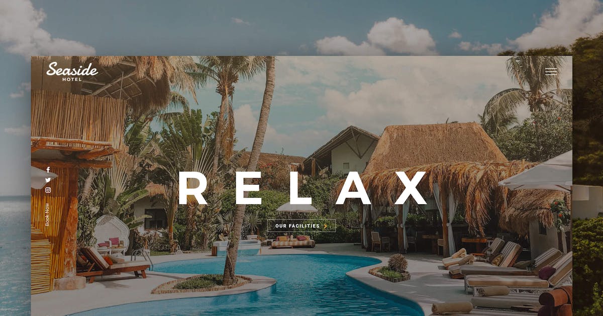 Seaside - Hotel Booking Boostrap 5 Template