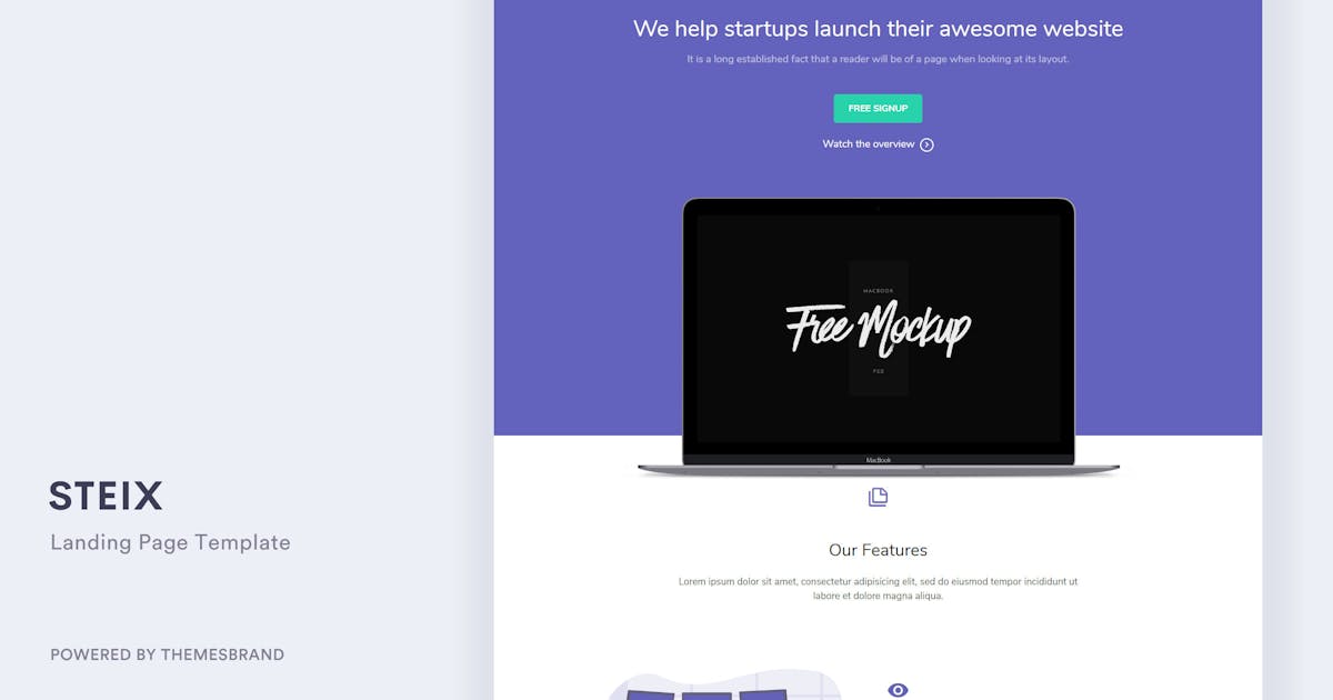 Steix - Landing Page Template icon