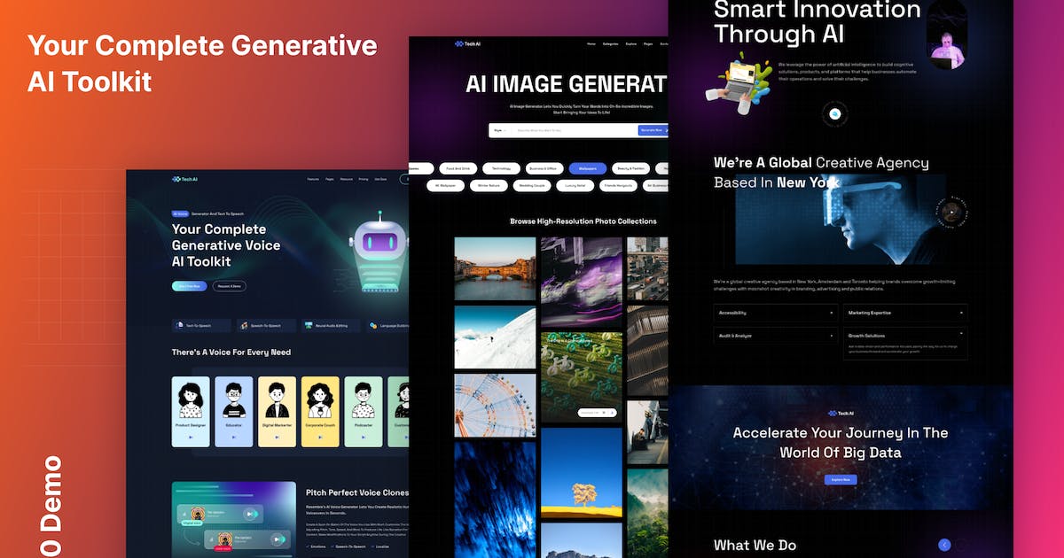 TechAI - AI Writer & Copywriting Multipurpose VUE.