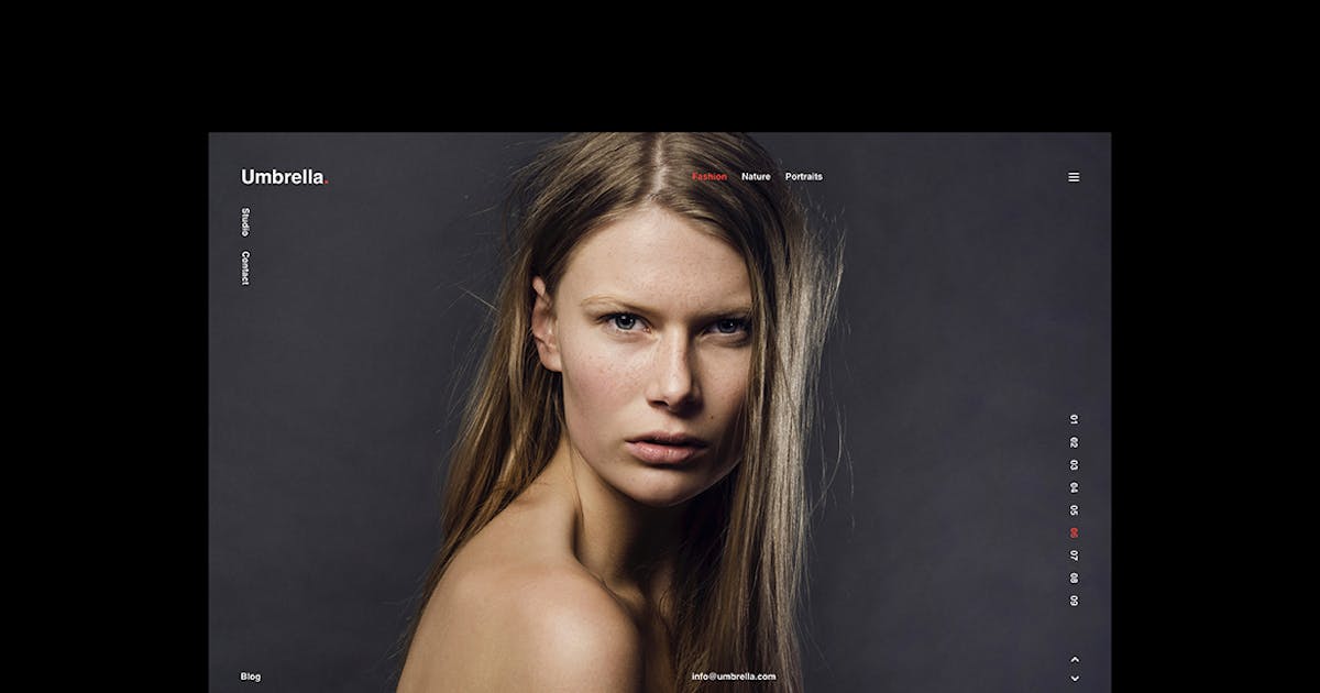Umbrella – Photography HTML Template