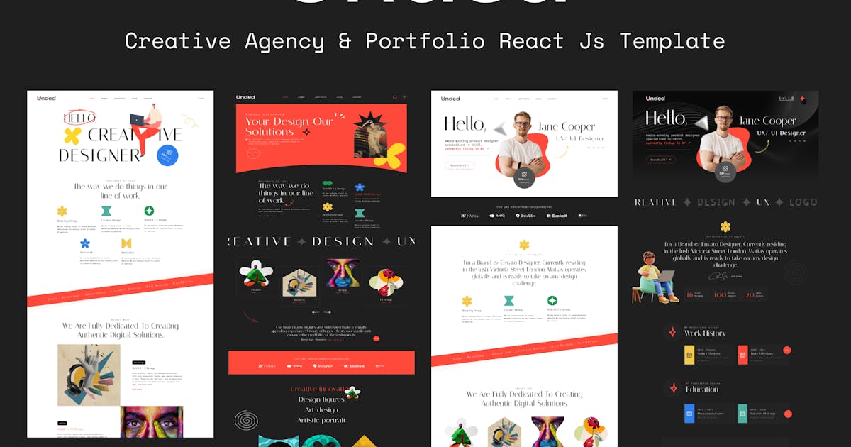 Unded - Creative Agency & Portfolio React Template icon