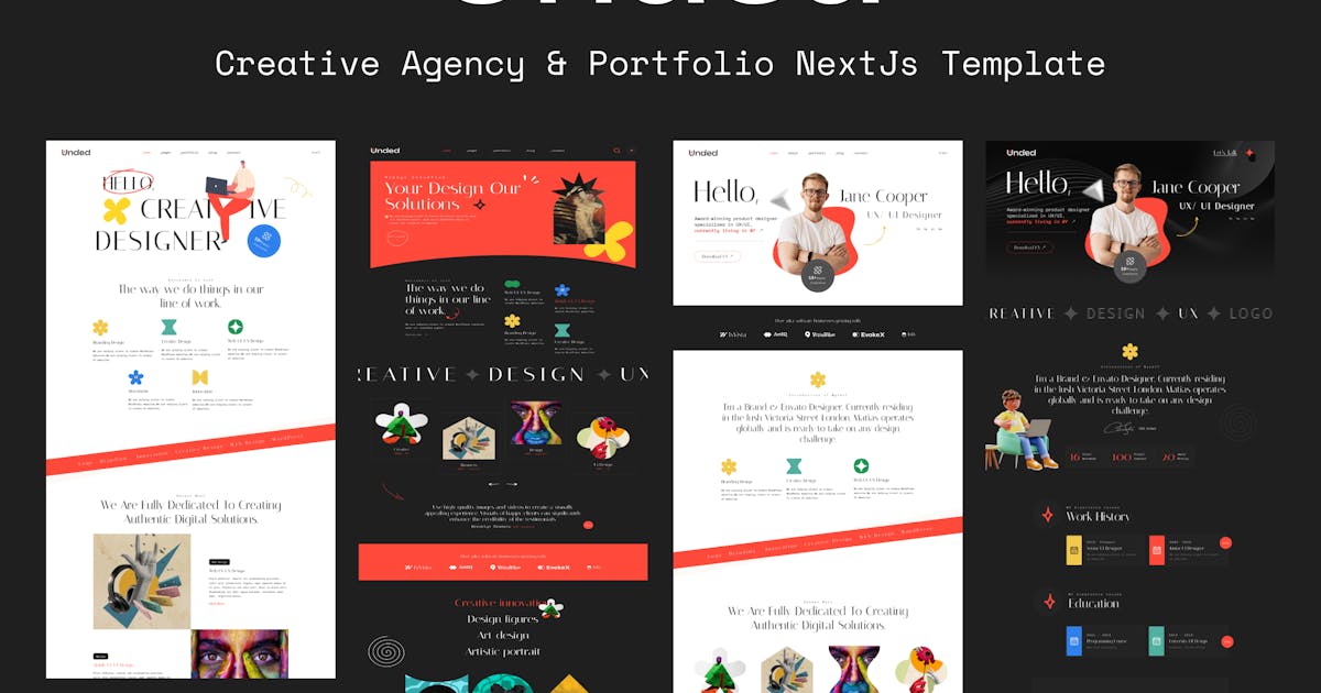 Unded - Creative Portfolio NextJS Template icon