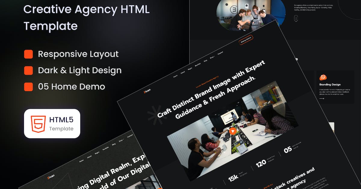 Zivan - Creative Agency Template