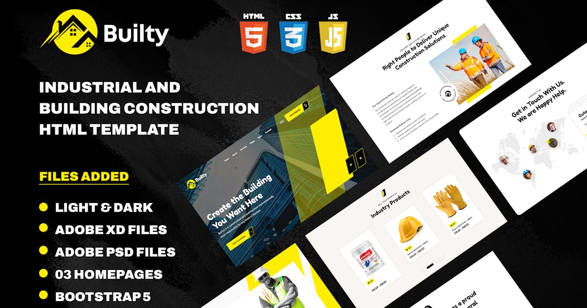 Builty - Industrial and Building Construction HTML icon