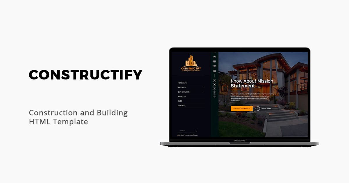 Constructify - Industry and Construction Template icon