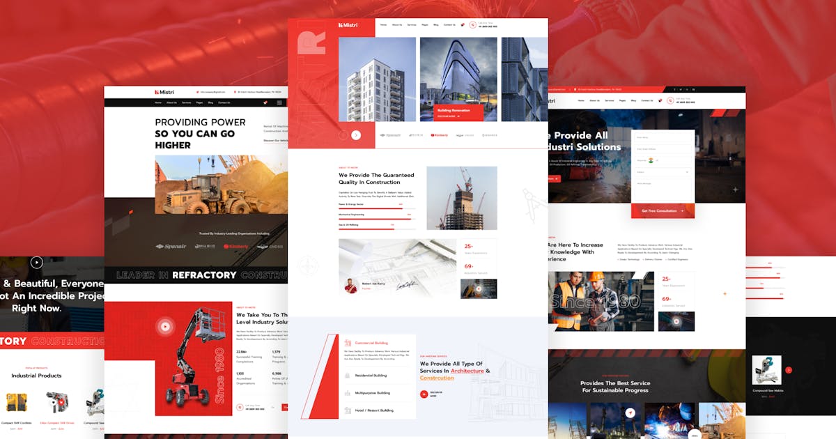 Factory & Industrial HTML Template