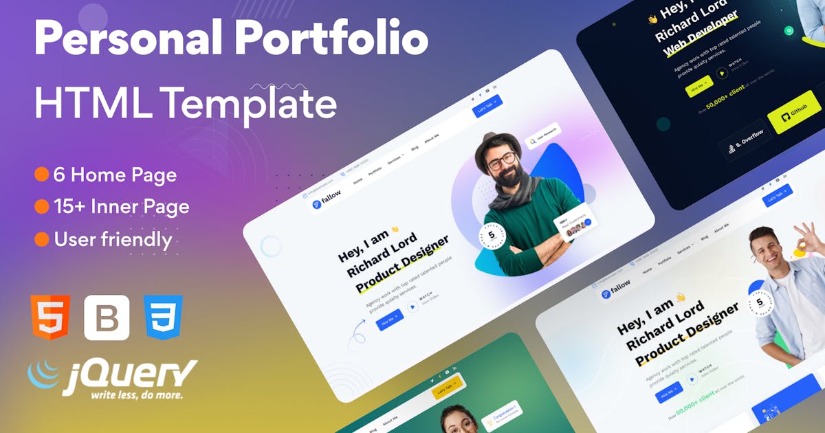Fallow - Personal Portfolio Bootstrap Template