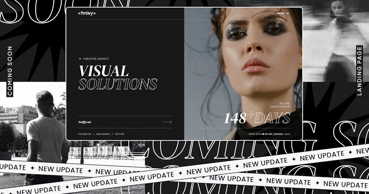 Finley - Coming Soon and Portfolio Template