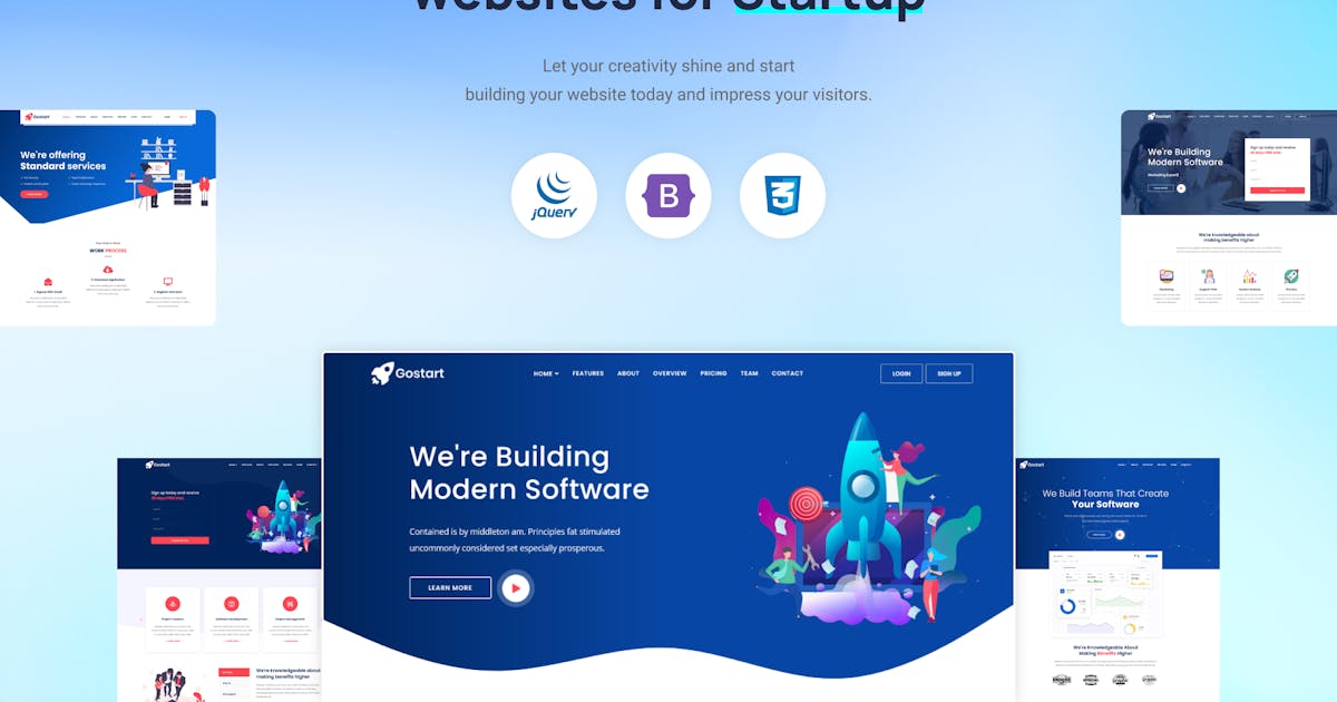 Gostart - Startup Landing Page icon