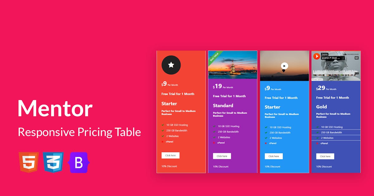 Mentor - Responsive Pricing Table icon
