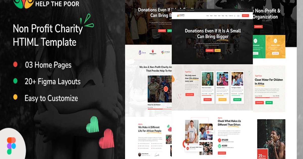 Non-Profit Charity Donation Bootstrap Template