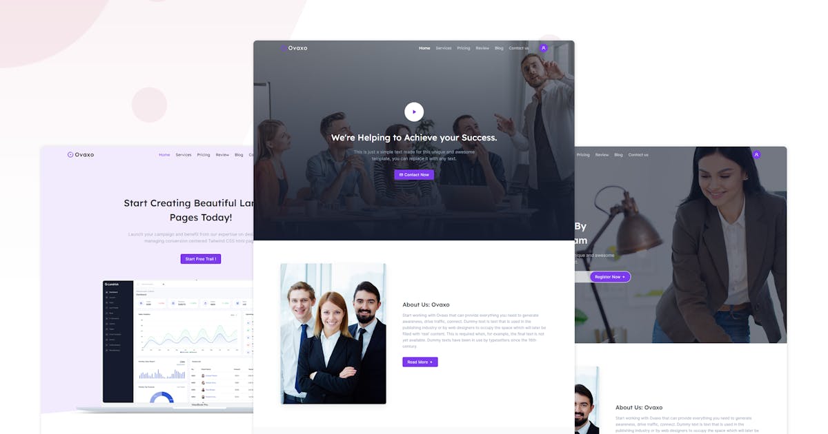 Ovaxo - React Nextjs Business Template icon