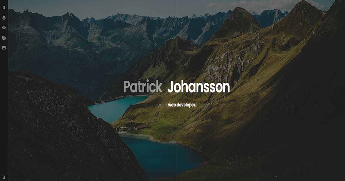 Patrick - Tailwind CSS Personal Portfolio Template icon