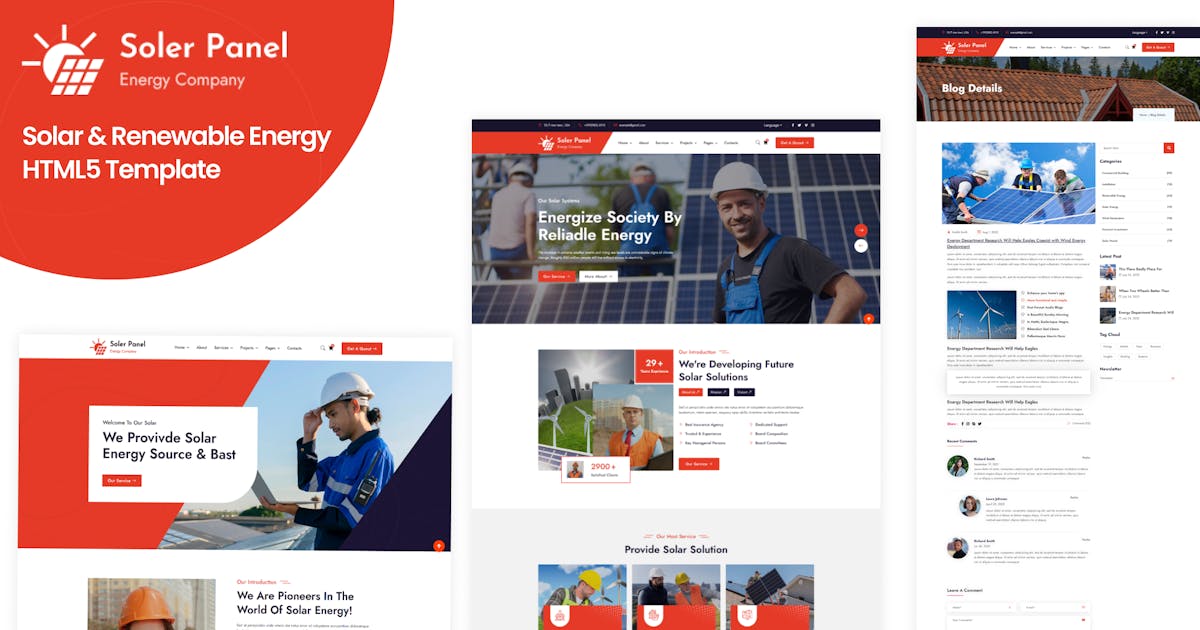 SolerPanel-Solar & Renewable Energy HTML5 Template icon