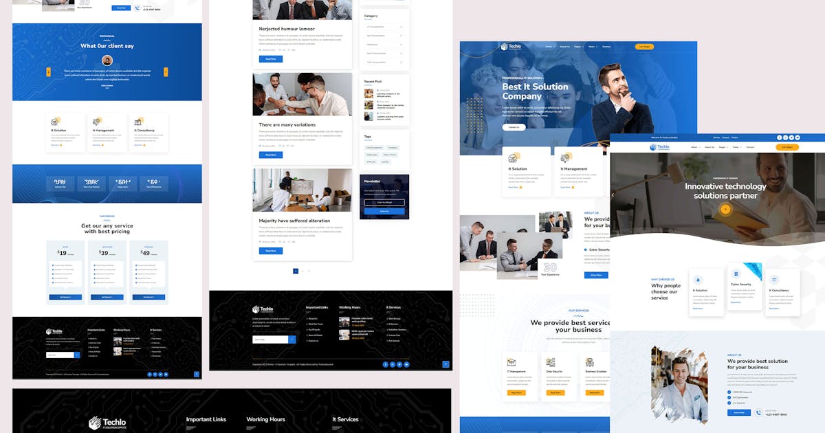 Techlo - It Solutions HTML Template icon
