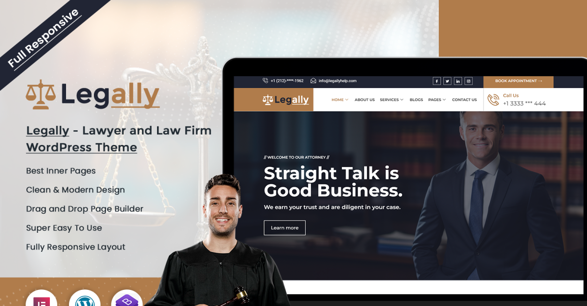 Legally - Lawyer and Law Firm Wordpress Theme icon