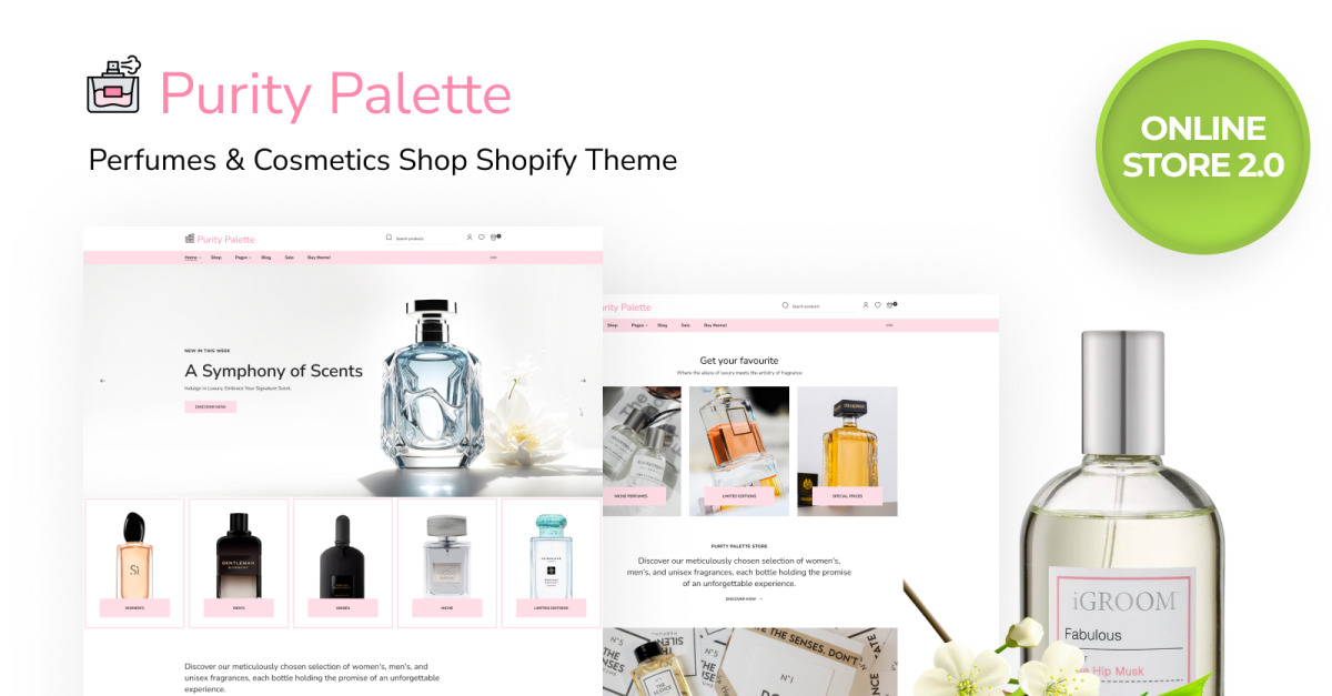 Perfumes & Cosmetics eCommerce Shopify Theme