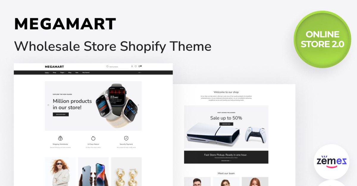 Megamart - Wholesale Responsive Online Store 2.0 Shopify Theme icon