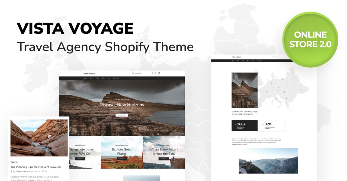 Vista Voyage - Travel Agency Responsive Online Store 2.0 Shopify Theme icon