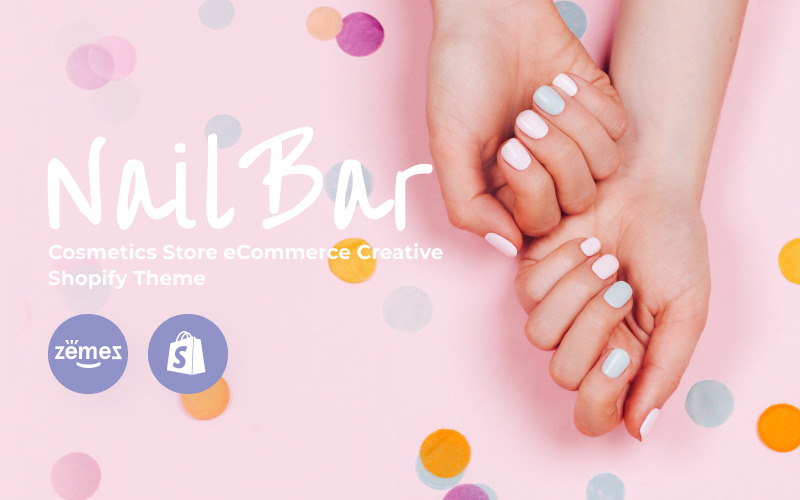 Nail Bar - Cosmetics Store eCommerce Creative Shopify Theme icon