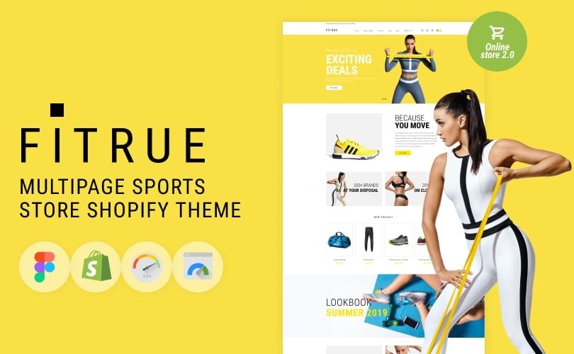 Fitrue - Sports Store Multipage Clean Shopify Theme icon