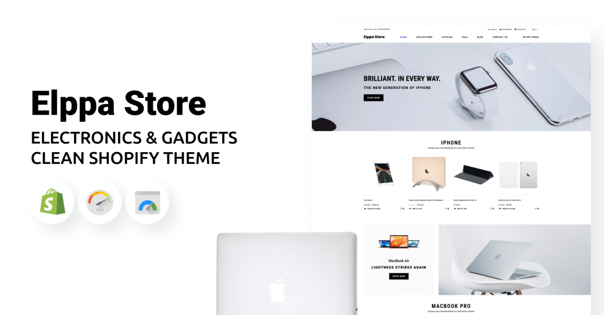 Eppla Store - Electronics & Gadgets Clean Shopify Theme