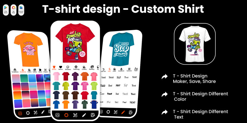T-Shirt Design - Android App Template by Elveeinfotech icon