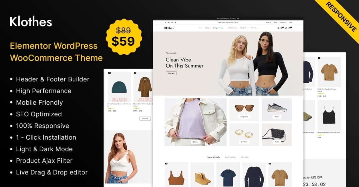 Klothes - Fashion and Clothes Responsive Elementor WooCommerce Theme icon