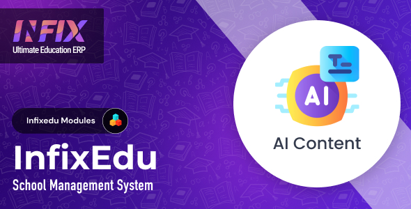 AI Content Module | InfixEdu School - School Management System Software icon