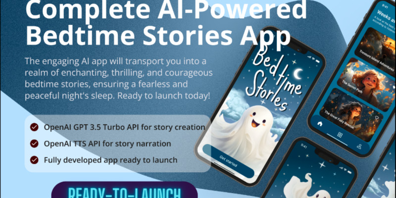 AI-Powered Bedtime Stories App Flutter by Miksilabs icon