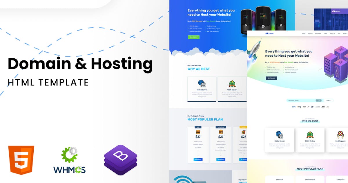 Ahope - Responsive HTML Hosting Template icon