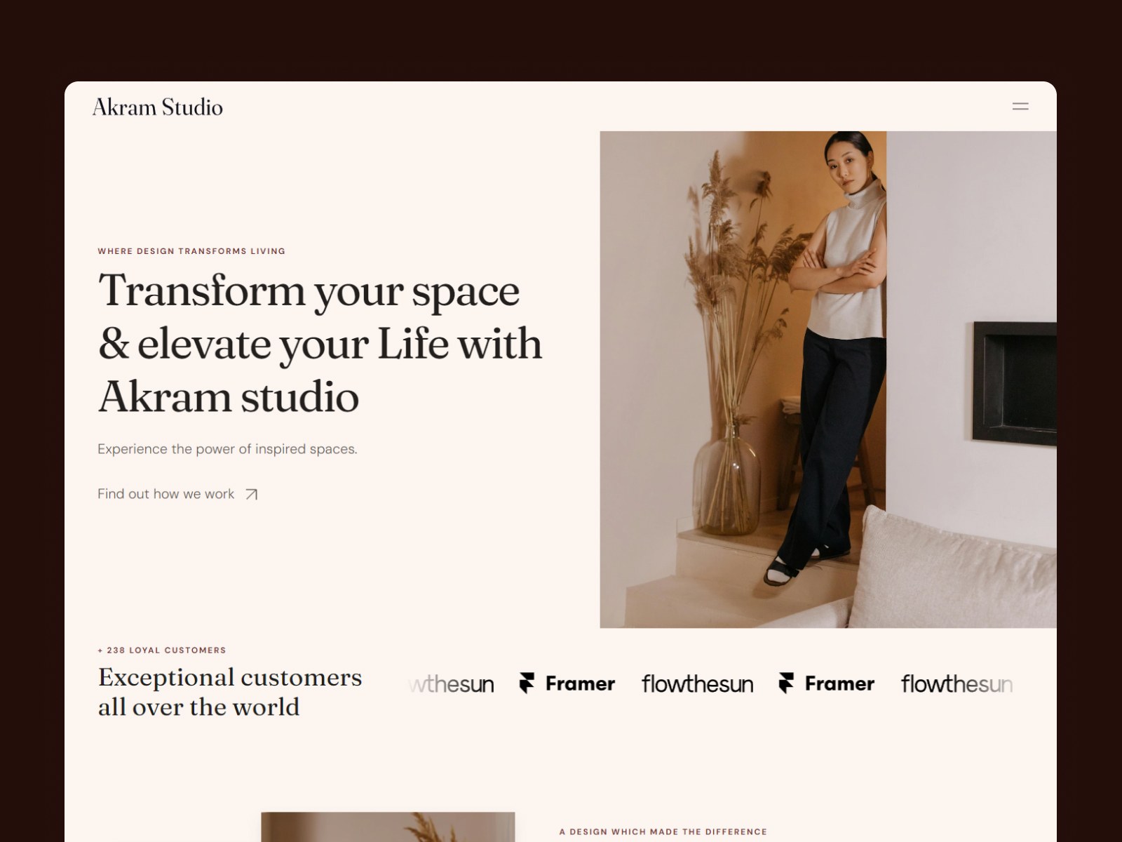 Akram Studio Framer Template icon