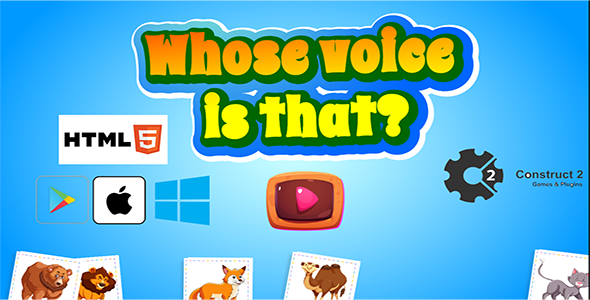 Animal Sound Recognition Game - CONSTRUCT 2 icon