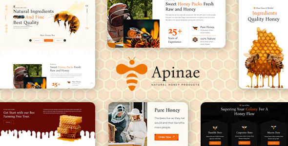 Apinae - Beekeeping and Honey Shop Theme icon