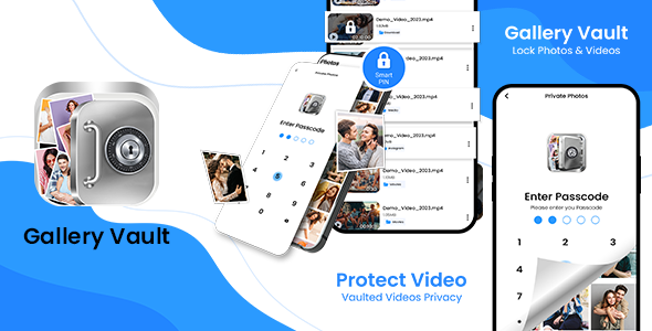 App lock - Gallery Vault | iOS | Swift | UIKit | ADMob icon
