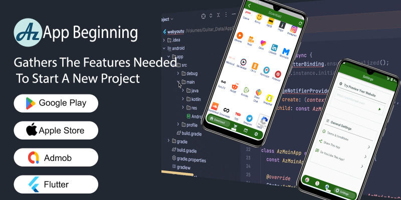 Appbeginning - Flutter App Source Code by Elsyenjoy icon
