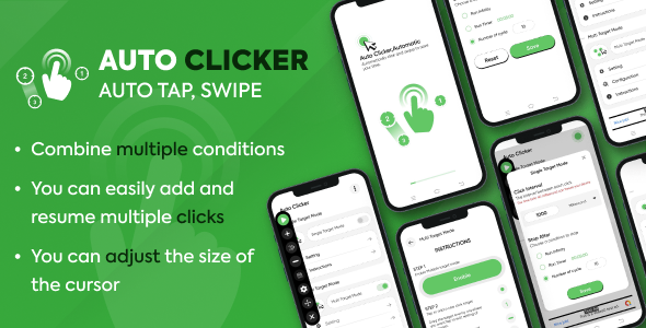 Auto Clicker - Automatic tap - Auto Tapper: Auto Scroll - Click Assistant icon