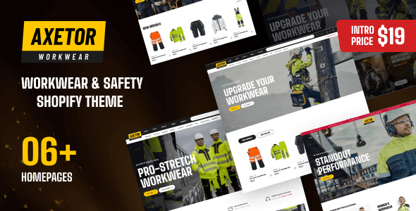 Axetor - Workwear & Safety Shopify Theme icon
