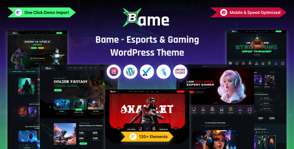 Bame - eSports and Gaming WordPress Theme icon