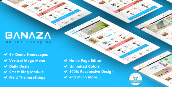 Banaza - Shopping SuperMarket Responsive PrestaShop 1.7 Theme icon