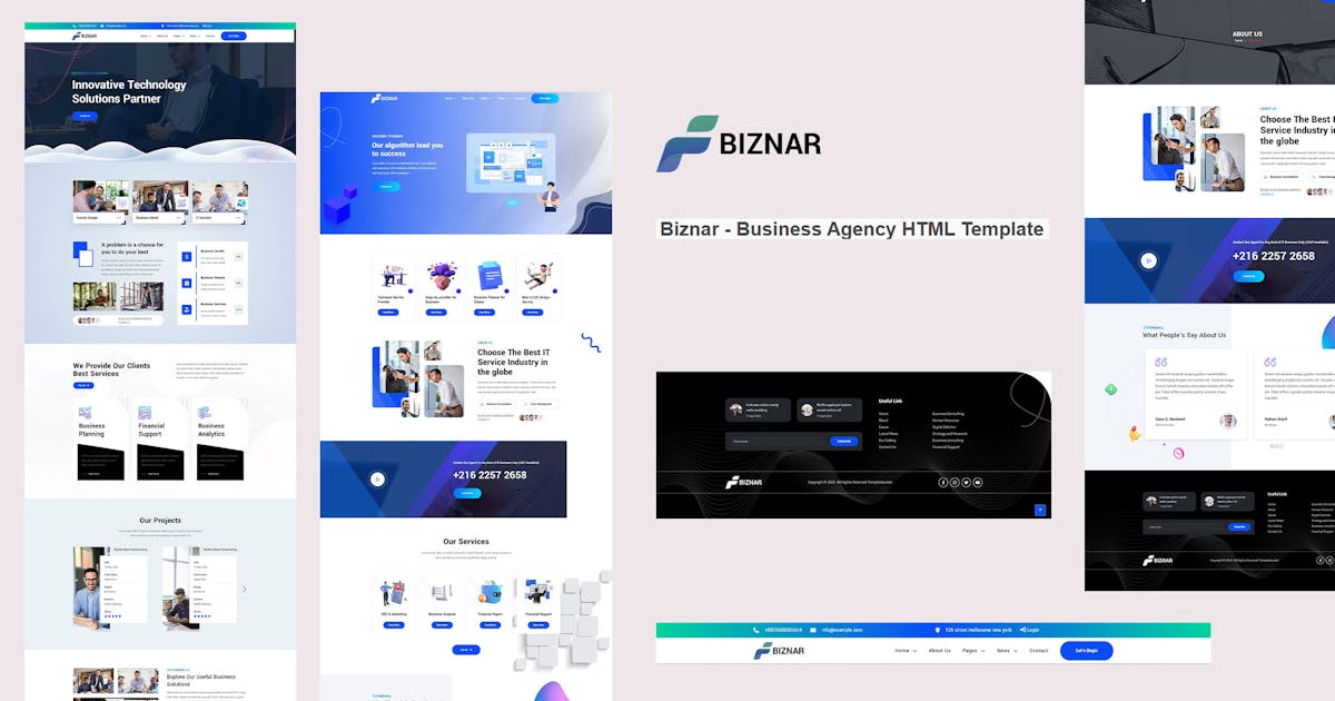 Biznar - Business Agency HTML Template icon