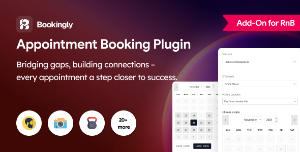 Bookingly - Appointment Booking Plugin For WooCommerce & RnB icon