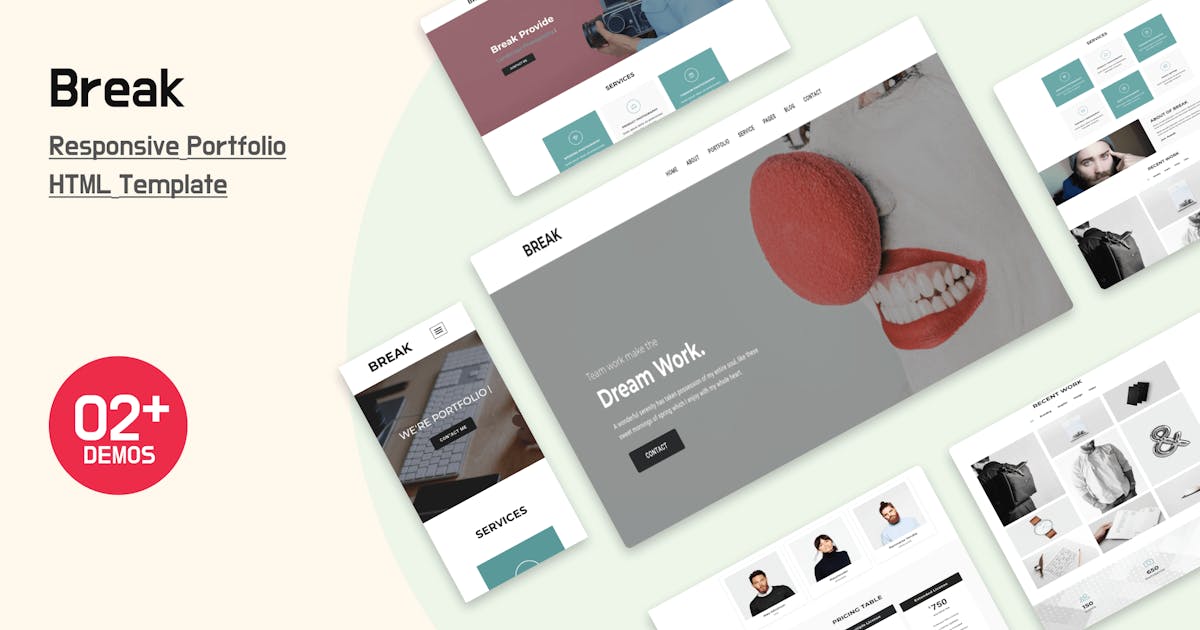 Break - Responsive Portfolio HTML Template icon
