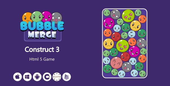 Bubble Merge - HTML5 Game (Construct 3) icon